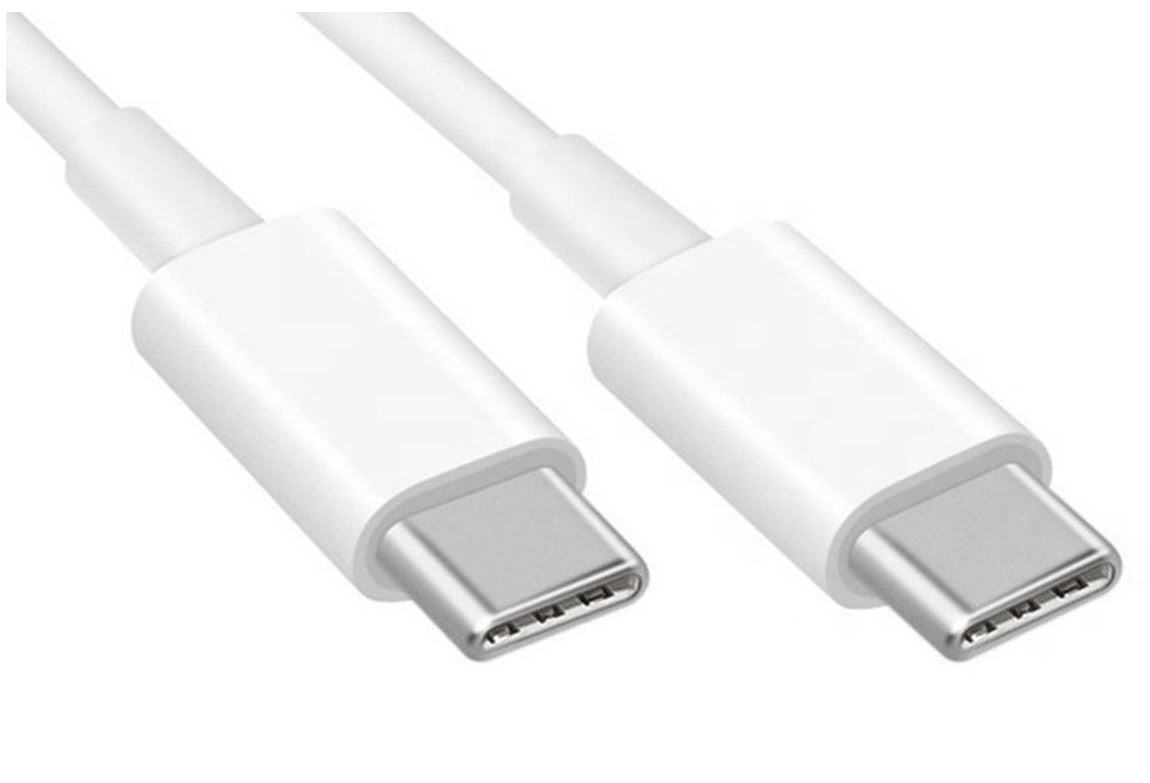 USB-C naar USB-C kabel - 2 meter wit