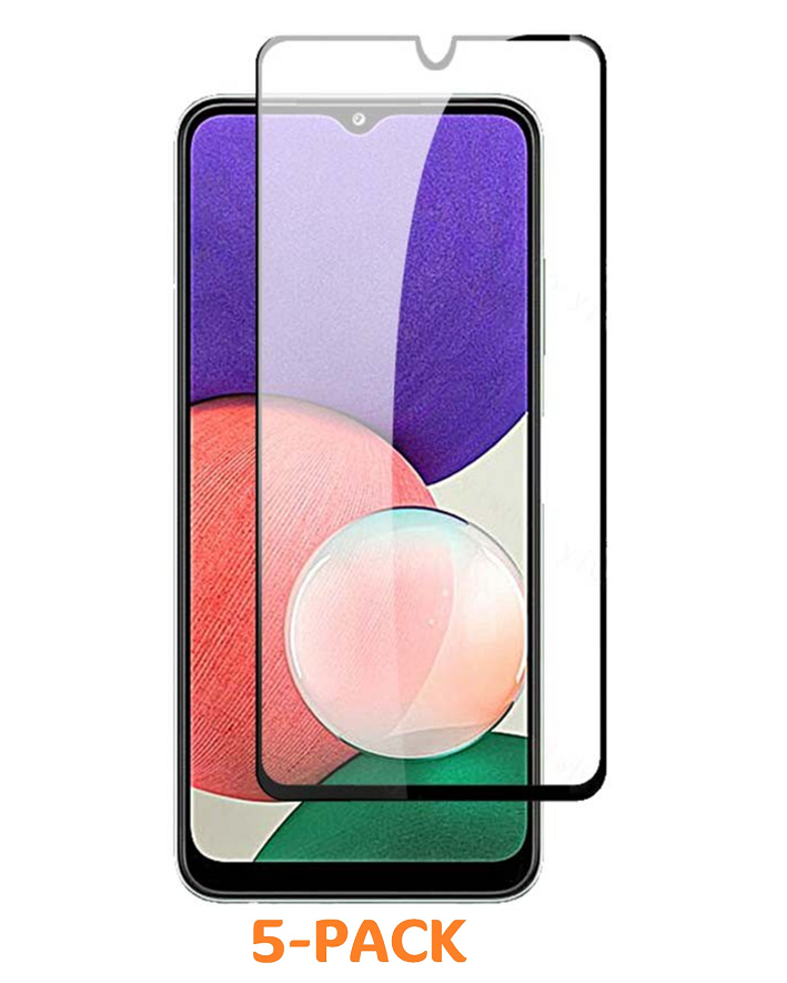 5-Pack Galaxy A22 5G Glass Screenprotector - Tempered Glass