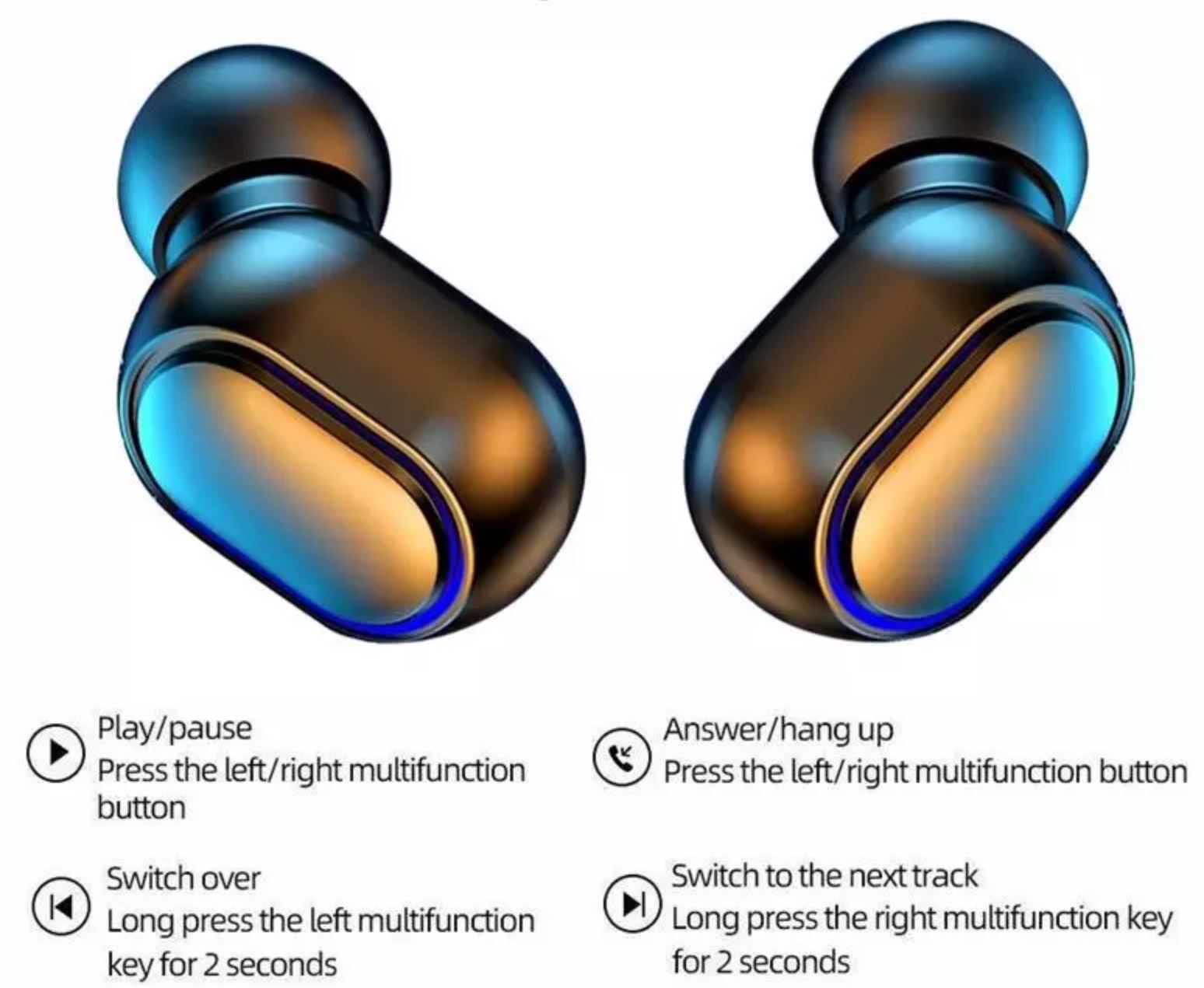 Draadloze Bluetooth Oordopjes - Universeel & Waterdicht