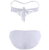 Fringe dames bikini - wit