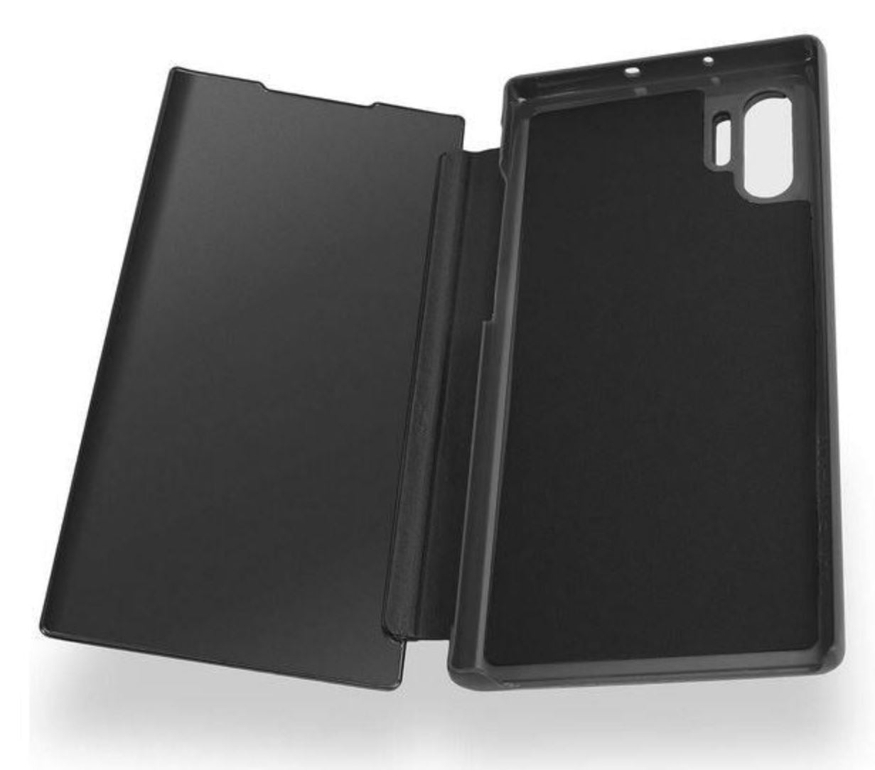 Galaxy Note 10 Clear View Cover Hoesje - Zwart