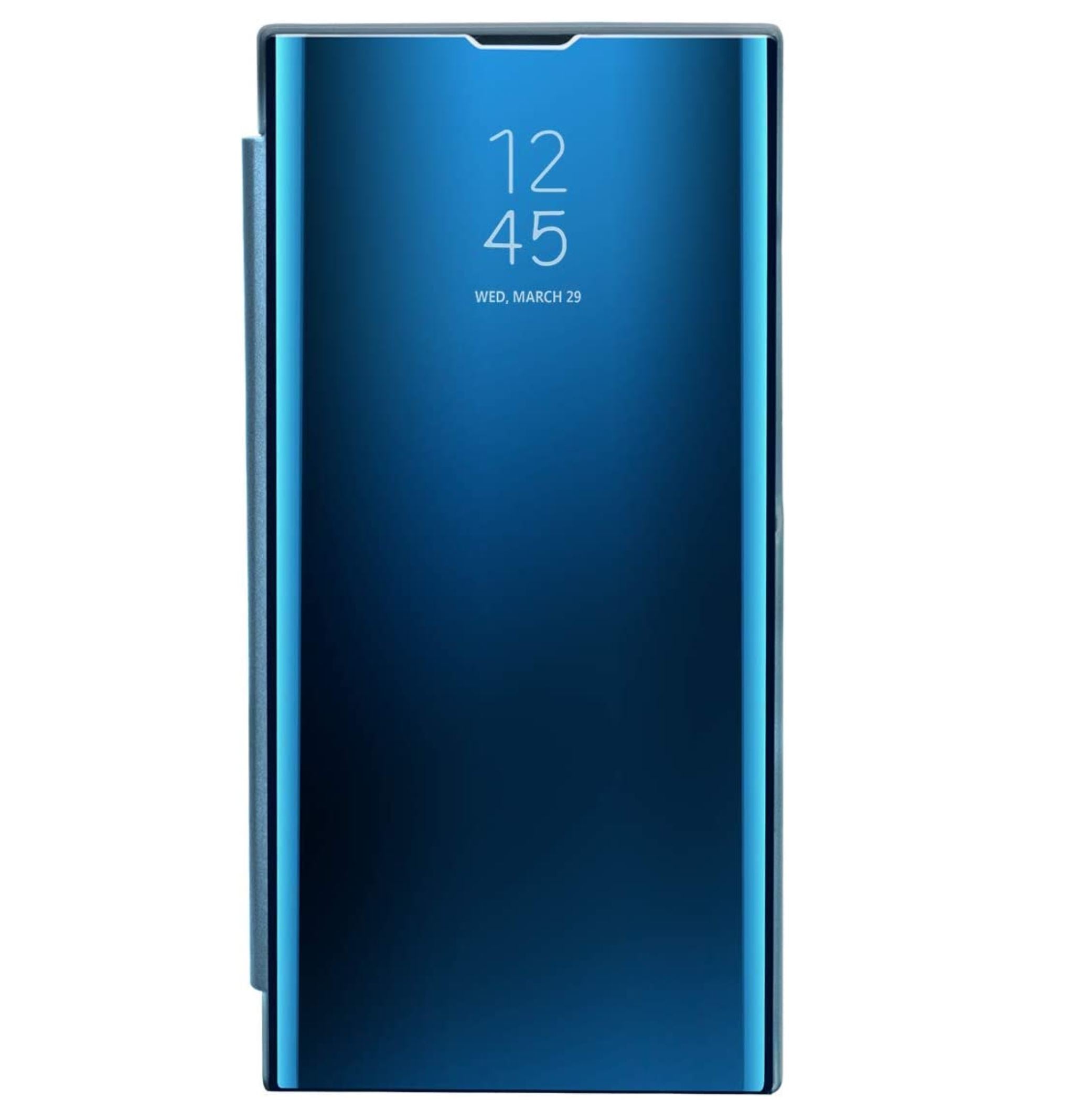 Galaxy Note 20 Ultra Clear View Cover Hoesje - Blauw