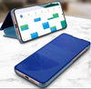 Galaxy S21 Clear View Cover Hoesje - Blauw