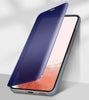 Galaxy S22 Clear View Cover Hoesje - Blauw