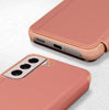Galaxy S22 Clear View Cover Hoesje - Roze