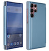 Galaxy S22 Ultra Clear View Cover Hoesje - Blauw