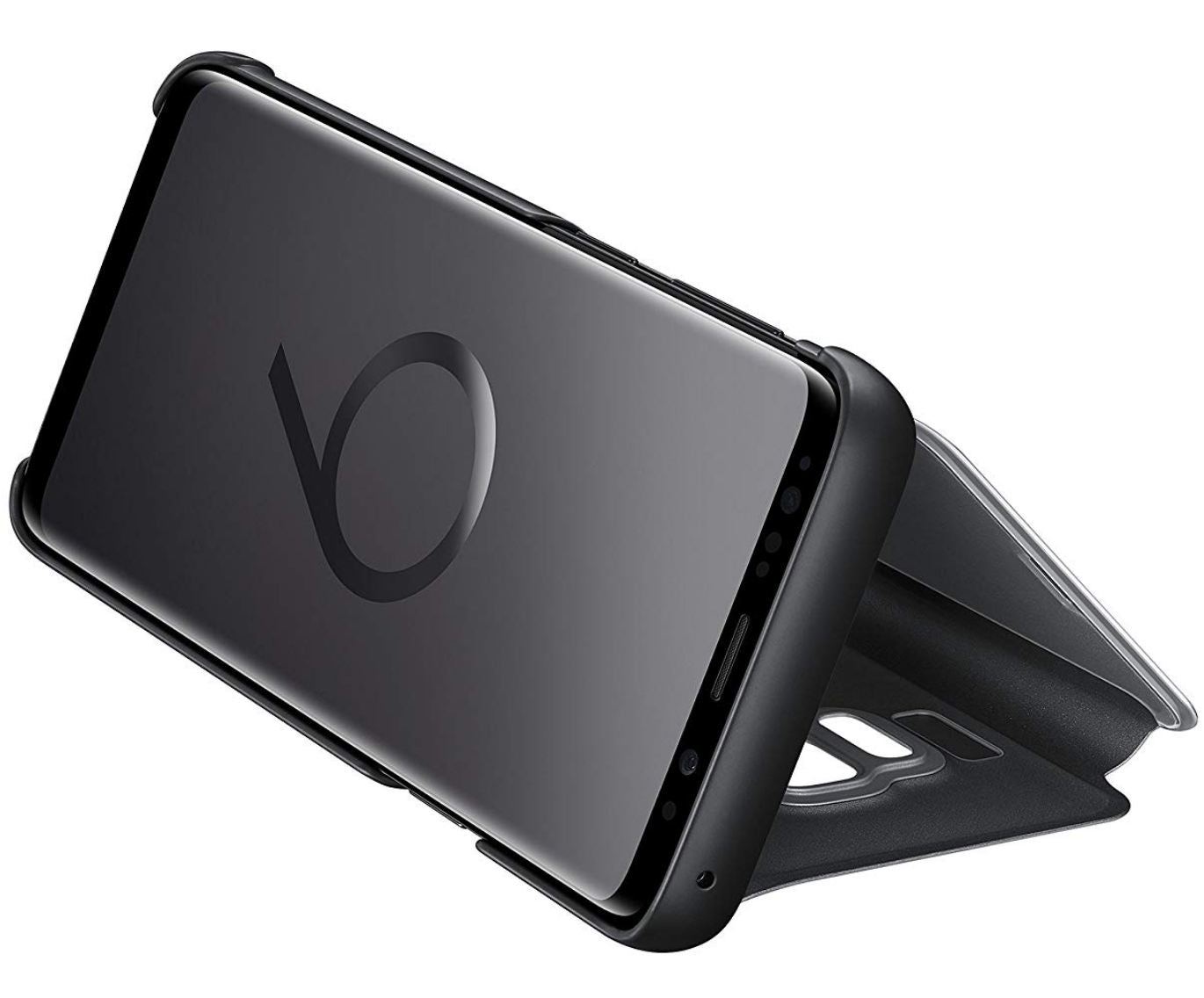 Galaxy S9 Clear View Cover Hoesje - Zwart