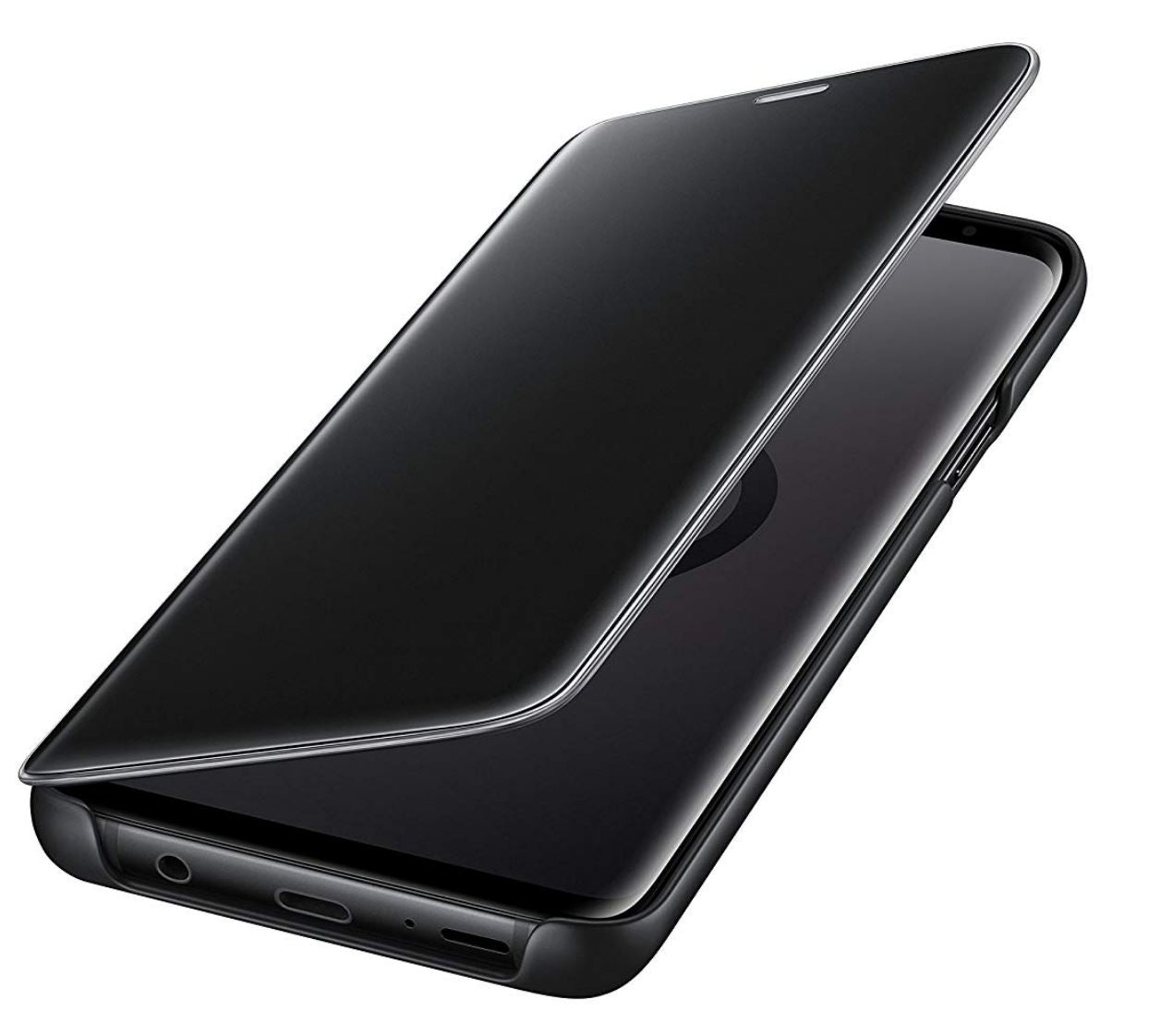 Galaxy S9 Plus Clear View Cover Hoesje - Zwart