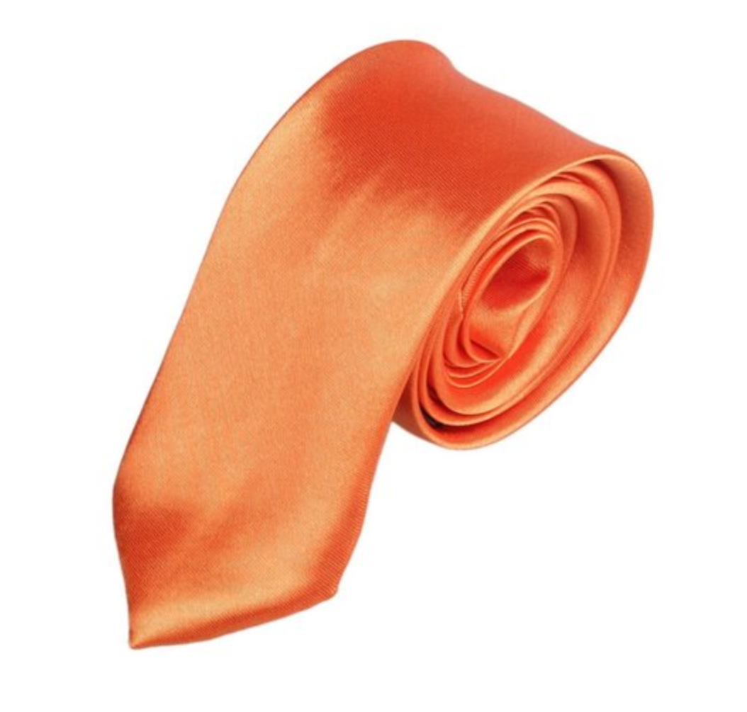 Heren stropdas - oranje
