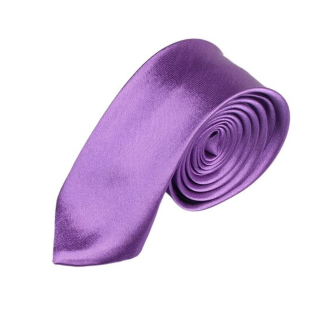 Heren stropdas - paars