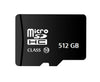 Micro SD Kaart 512 GB Class 10 + SD Adapter