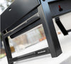 Opvouwbare draagbare barbecue voor gebruik met houtskool