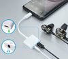 USB-C 2-in-1 Audio adapter met oplaadfunctie - Universeel