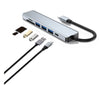 Vilo™ 7 in 1 - USB C Adapter - 3 x USB - 4K HDMI - 1 x USB-C - SD & TF Kaartlezer