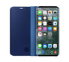 iPhone X-XS Clear View Cover Hoesje - Blauw
